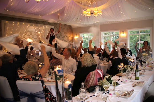 Elite Singing Waiter Carl at Astley Bank Hotel